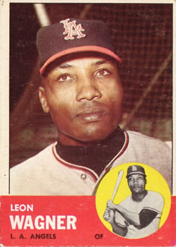 1963 Topps #335 Leon Wagner