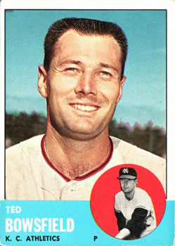 1963 Topps #339 Ted Bowsfield