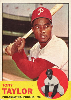 1963 Topps #366 Tony Taylor