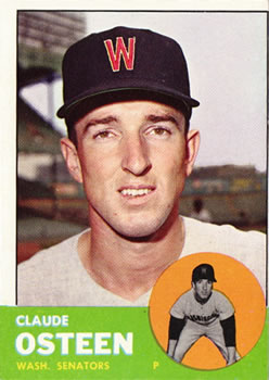 1963 Topps #374 Claude Osteen