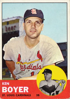 1963 Topps #375 Ken Boyer