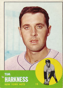 1963 Topps #436 Tim Harkness