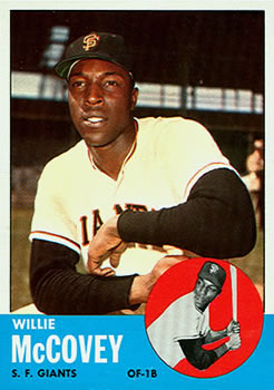1963 Topps #490 Willie McCovey