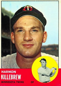 1963 Topps #500 Harmon Killebrew SP