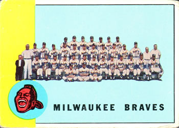 1963 Topps #503 Milwaukee Braves TC