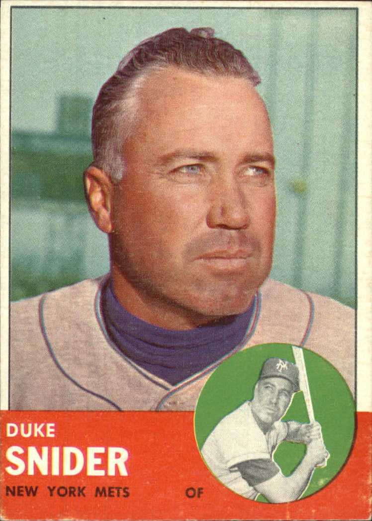 1963 Topps #550 Duke Snider