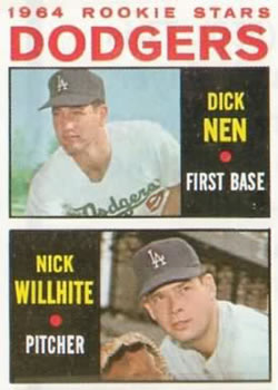 1964 Topps #14 Rookie Stars/Dick Nen RC/Nick Willhite RC