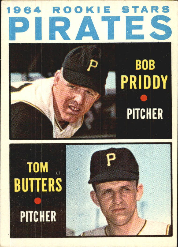 1964 Topps #74 Rookie Stars/Bob Priddy RC/Tom Butters