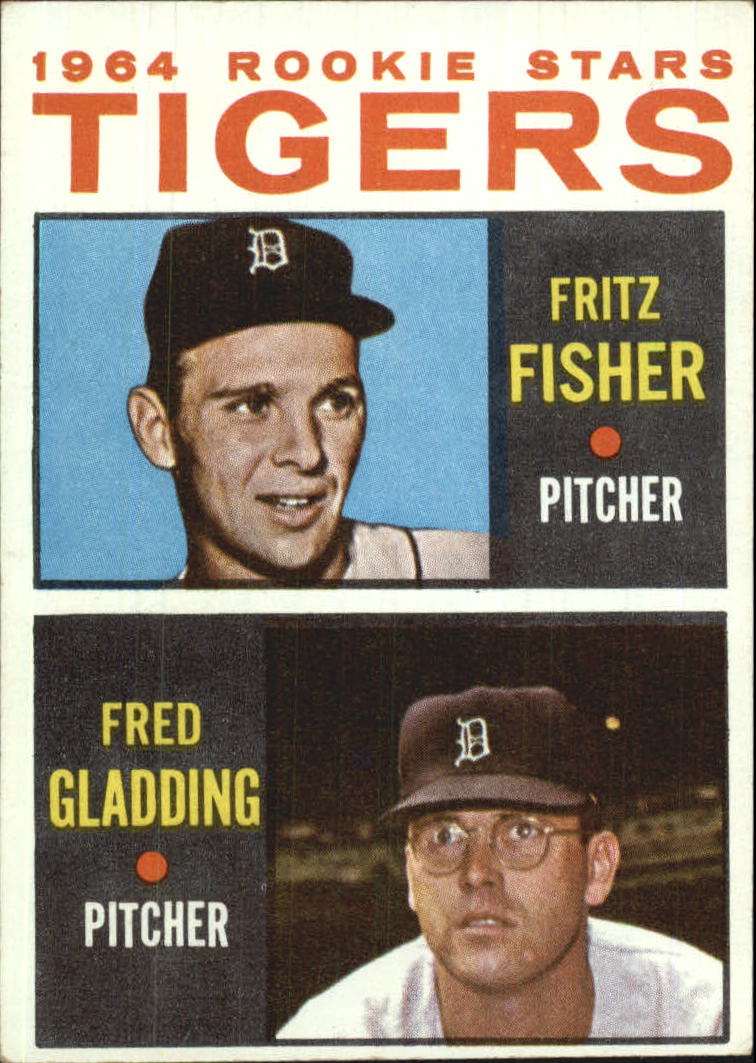 1964 Topps #312 Rookie Stars/Fritz Fisher RC/Fred Gladding RC