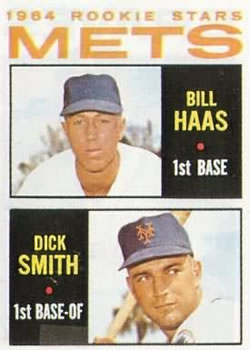 1964 Topps #398 Rookie Stars/Bill Haas/Dick Smith