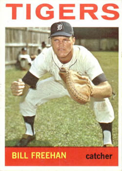 1964 Topps #407 Bill Freehan Detroit Tigers Baseball Card EX