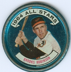 1964 Topps Coins #125 Brooks Robinson AS