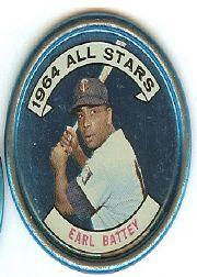 1964 Topps Coins #136 Earl Battey AS