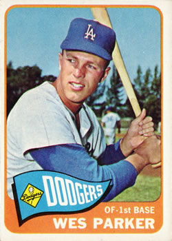 1965 Topps #344 Wes Parker