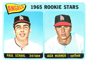 1965 Topps #517 Rookie Stars/Paul Schaal RC/Jack Warner