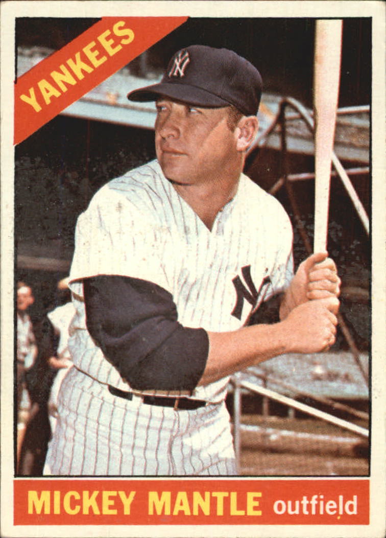 1966 Topps #50 Mickey Mantle DP