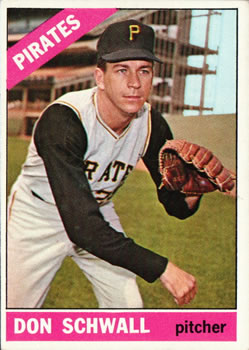 1966 Topps #144 Don Schwall