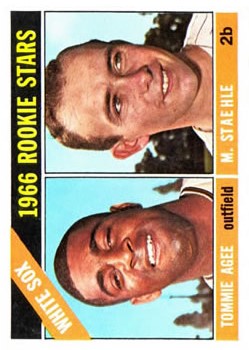 1966 Topps #164 Rookie Stars/Tommie Agee/Marv Staehle