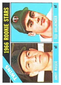 1966 Topps #264 Rookie Stars/Andy Kosco RC/Ted Uhlaender RC