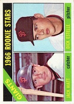 1966 Topps #373 Rookie Stars/Jack Hiatt/Dick Estelle