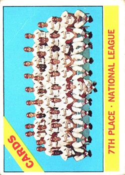 1966 Topps #379 St. Louis Cardinals TC