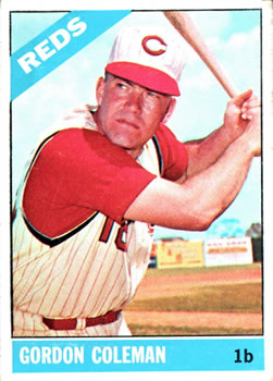 1966 Topps #494 Gordy Coleman