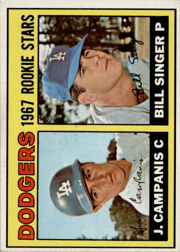 1967 Topps #12 Rookie Stars/Jim Campanis RC/Bill Singer