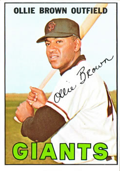 1967 Topps #83 Ollie Brown