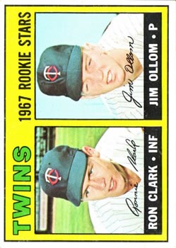 1967 Topps #137 Rookie Stars/Ron Clark RC/Jim Ollum RC