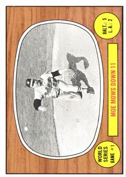 1967 Topps #151 World Series Game 1/Moe Drabowsky