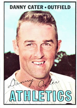 1967 Topps #157 Danny Cater