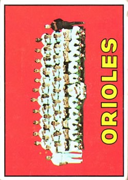 1967 Topps #302 Baltimore Orioles TC