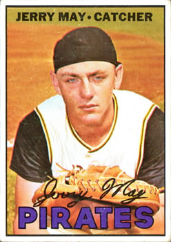 1967 Topps #379 Jerry May DP