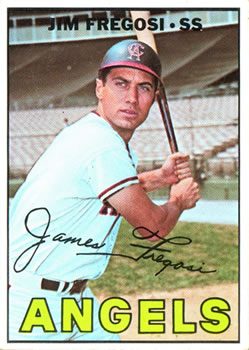 1967 Topps #385 Jim Fregosi/Batting wrong