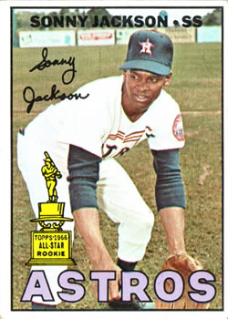 1967 Topps #415 Sonny Jackson