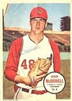 1967 Topps Posters Inserts #8 Sam McDowell