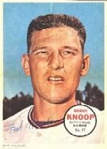 1967 Topps Posters Inserts #17 Bobby Knoop