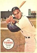1967 Topps Posters Inserts #27 Joe Torre