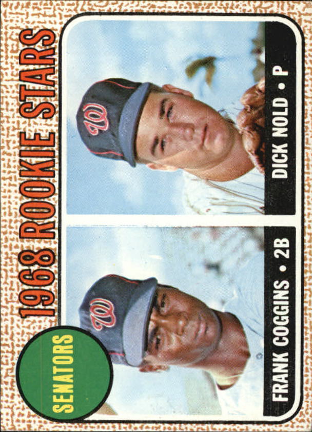 1968 Topps #96 Rookie Stars/Frank Coggins RC/Dick Nold