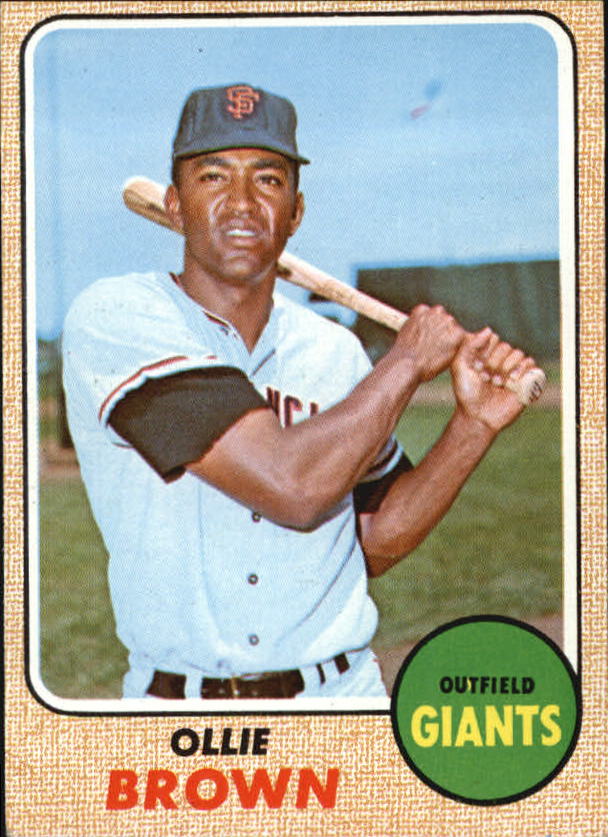 1968 Topps #223 Ollie Brown