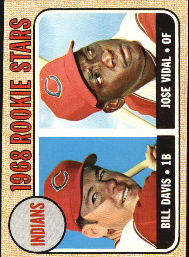1968 Topps #432 Rookie Stars/Bill Davis/Jose Vidal