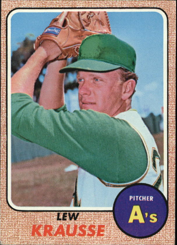 1968 Topps #458 Lew Krausse