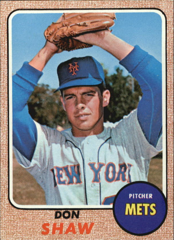 1968 Topps #521 Don Shaw