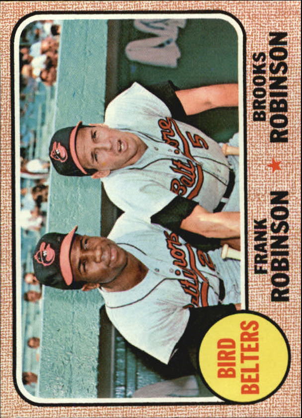 1968 Topps #530 Bird Belters/Brooks Robinson/Frank Robinson