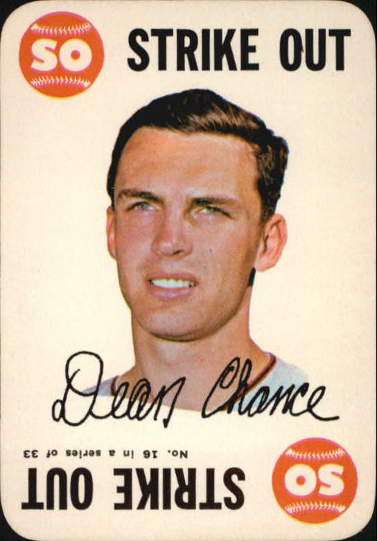 1968 Topps Game #16 Dean Chance