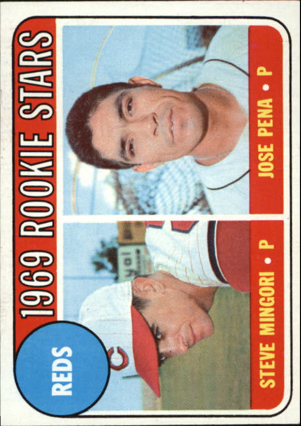 1969 Topps #339 Rookie Stars/Steve Mingori RC/Jose Pena RC