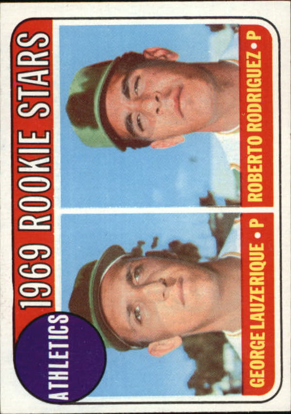 1969 Topps #358 Rookie Stars/George Lauzerique RC/Roberto Rodriquez