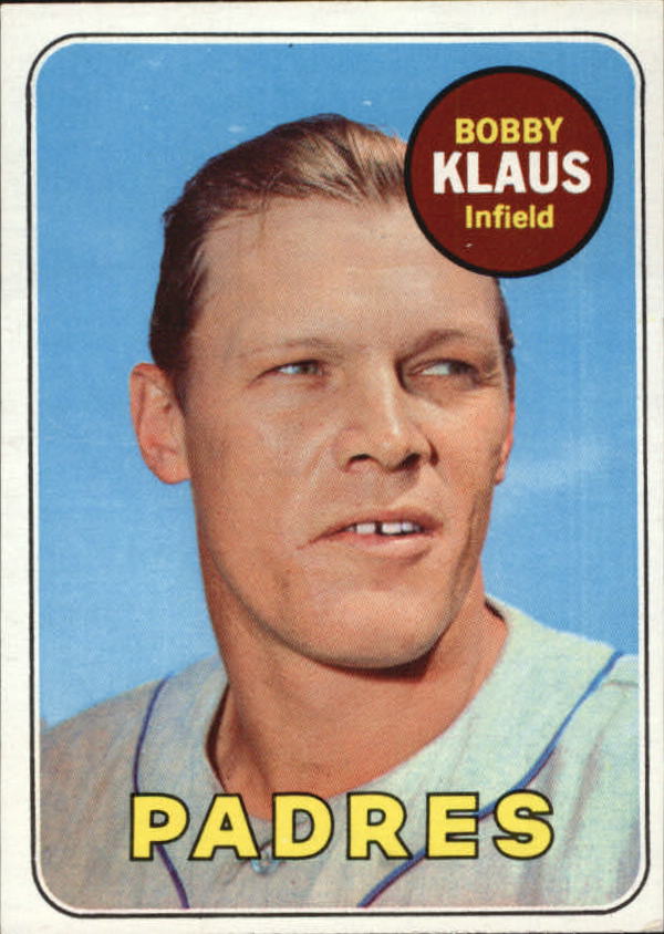 1969 Topps #387 Bobby Klaus