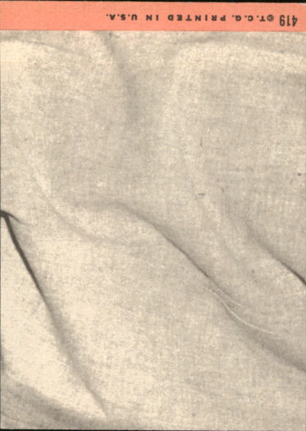 1969 Topps #419 Rod Carew AS back image