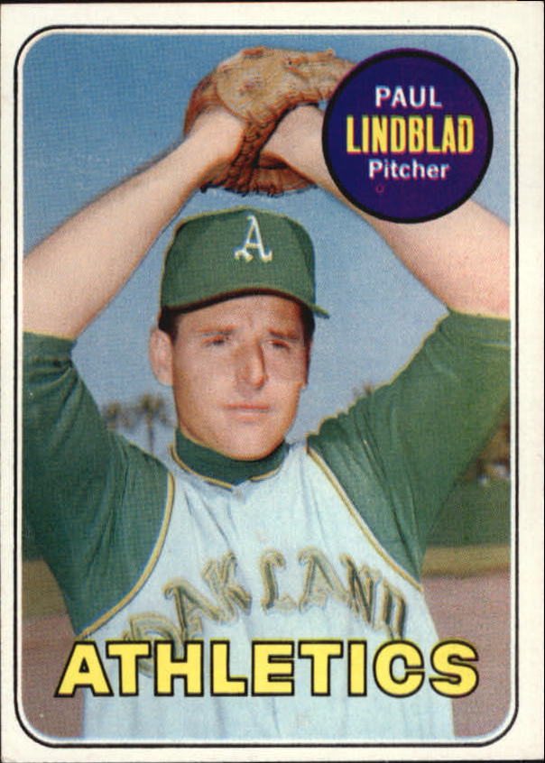1969 Topps #449 Paul Lindblad